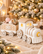 XXL North Pole Express als decoratieve kersttrein met 1 wagon.
