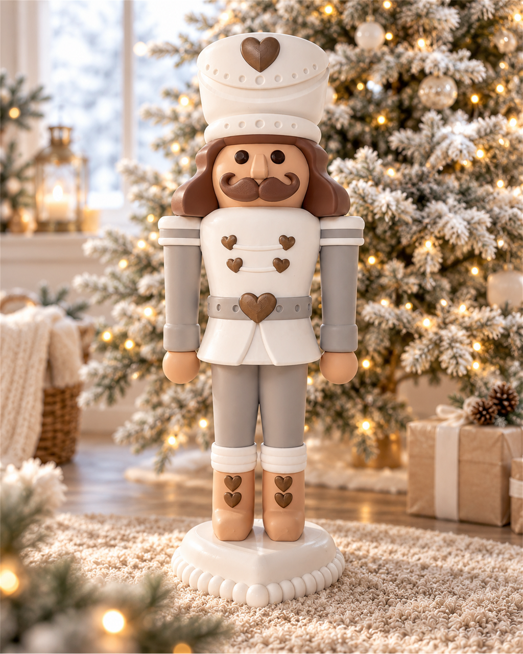 XXL Notenkraker Casper als grote kerstdecoratie.