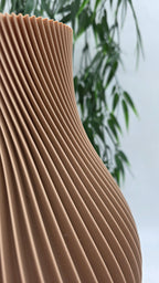 Design Vaas Spiral Olive – Elegant & Dynamisch