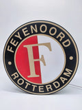 Feyenoord LED Lichtbak – Classic Logo Edition (Ø 21,5 cm)