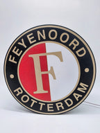 Feyenoord LED Lichtbak – Classic Logo Edition (Ø 21,5 cm)
