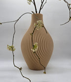 Design Vaas Spiral Olive – Elegant & Dynamisch