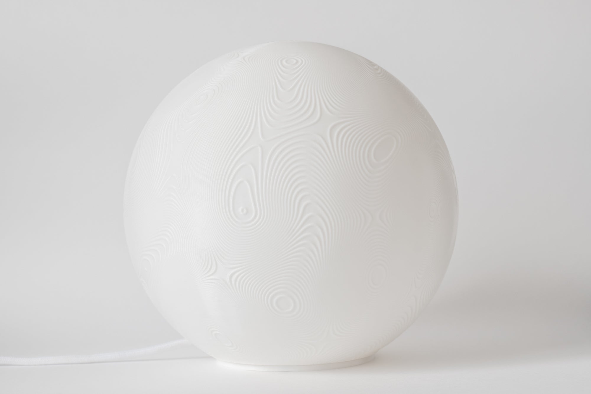 Landschap sfeerlamp als decoratieve tafellamp in warm licht
